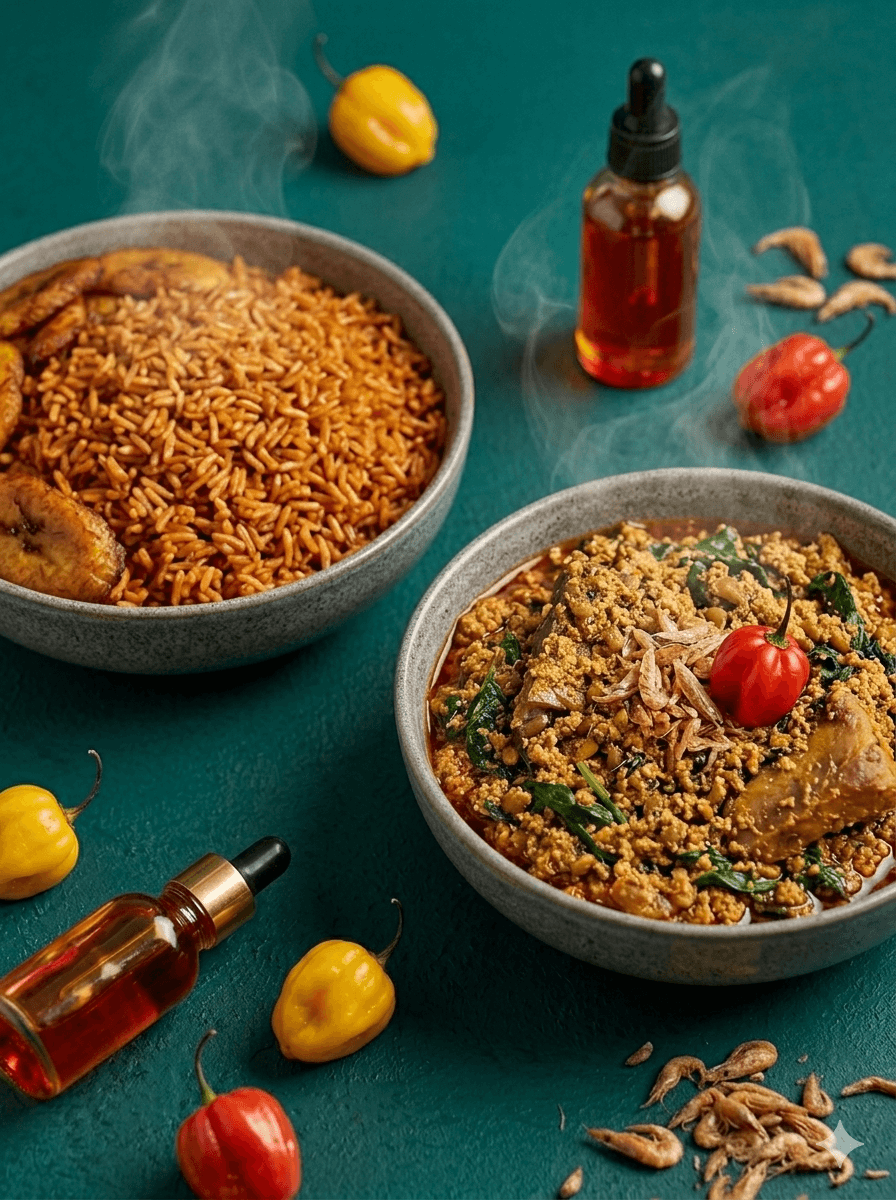 Fresh Nigerian ingredients